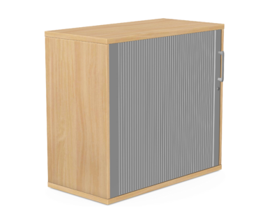 Desk High Cabinets A-26 with Roller Shutter Doors
