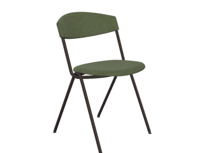 Eke Meeting Room Office Upholstered Chair with Half Open Back