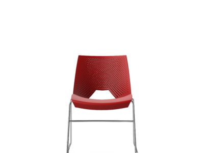 KB-STRIKE-PL / Wire Frame Chair With Chrome Base