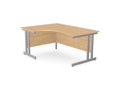 Ashford Metal Twin Leg Crescent Office Desk