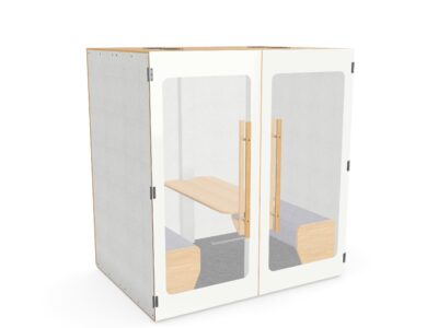 Hide Booths- H4 A Spacious, Modular Meeting Room For Four People