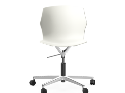 DIFFUSE - Polypropylene Chair, 5 Star Metal Base Conference / Meeting Room Chairs