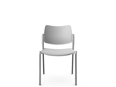 KB-TIM-PL Plastic Chair with Table, Armrests and Castors Option