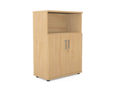 Profi Office Cabinet with two Doors and Open Top Shelf RM-4