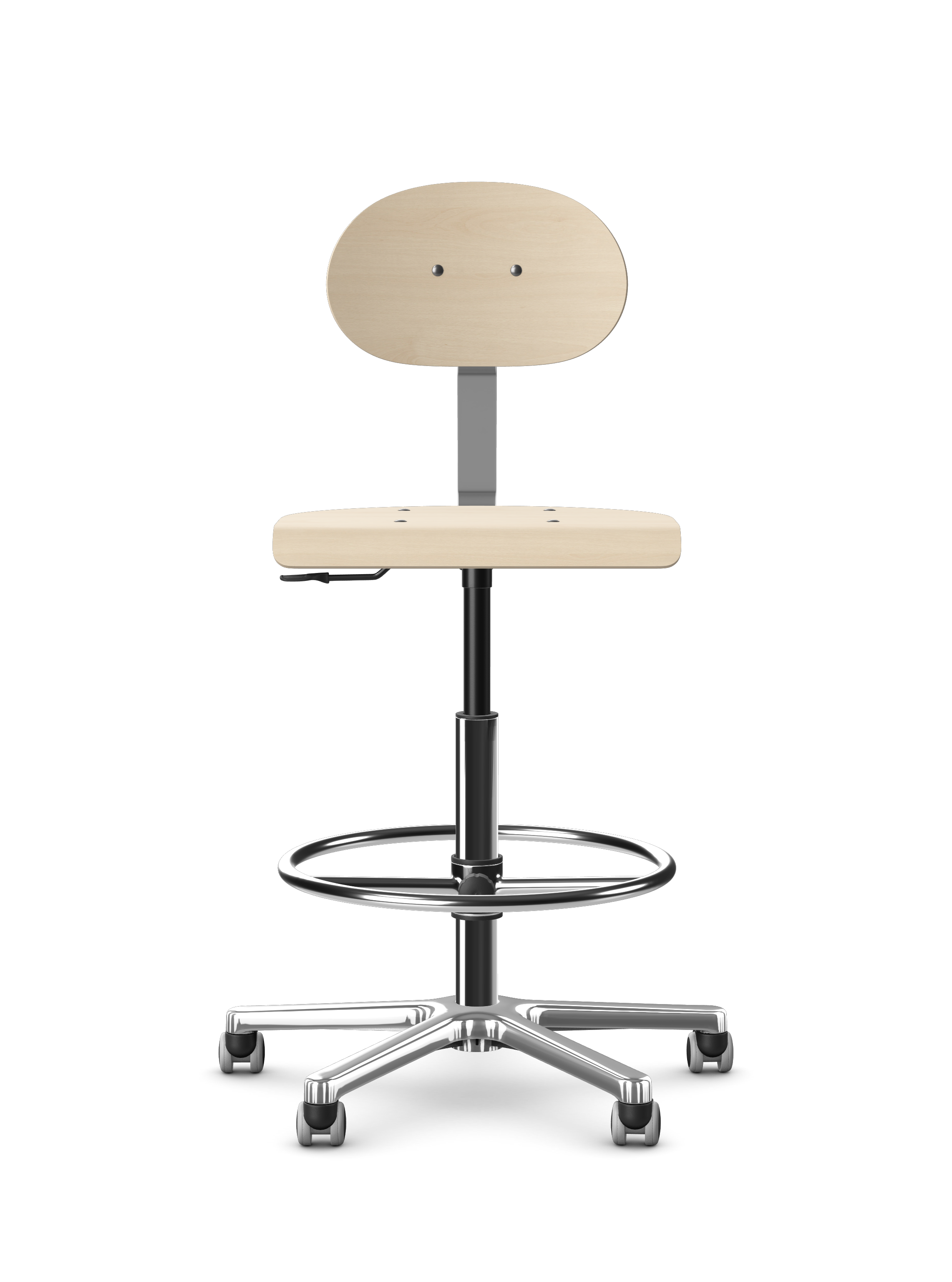 KH-LOGIKA-WOOD Office Sit-Stand Chair with Ring Footrest 1 KH-LOGIKA-WOOD Office Sit-Stand Chair with Ring Footrest