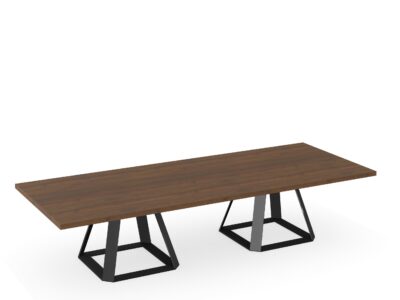H2 - Coffee Table Low With Dainty, Graphic Base