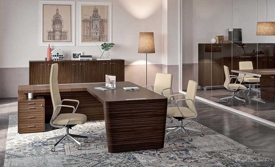 X10 Stylish Executive Desk, Italian Design 1 Executive-Desk-Quadr-X10