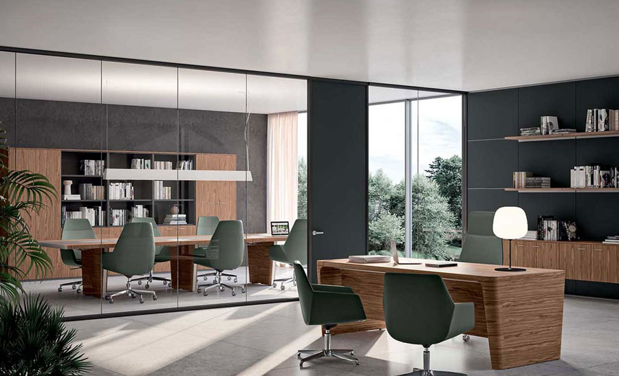 X10 Stylish Executive Desk, Italian Design 2 Executive-Desk-Quadr-X10