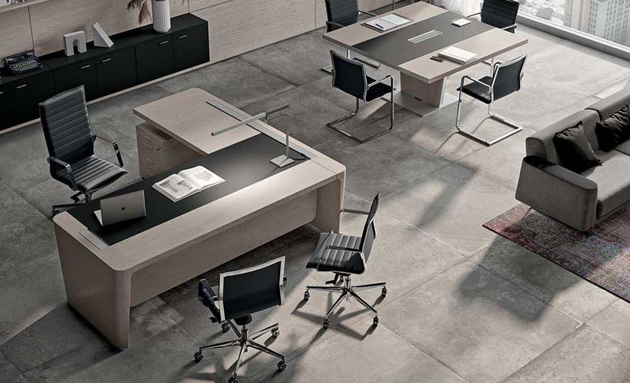 X10 Stylish Executive Desk, Italian Design 4 Executive-Desk-Quadr-X10
