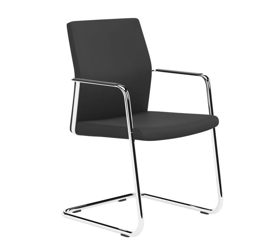 My Turn Visitor Low Backrest Chair, Cantilever Frame - Model 21 Office Chair 1 My-Turn-Visitors-Chair