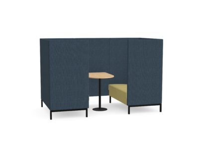 Platinum Open Seat Booth with 4 Seater