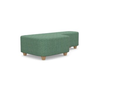 Check 1600x800 L Shape Soft Seating Bench for Office