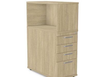 KO-CD Pedestals Drawer with Extra Top Shelf