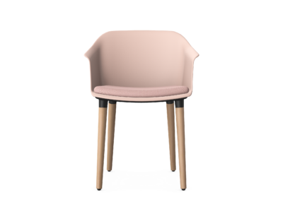 CAPTURE - Chair with 4 Beech Wooden Legs, Optional Cushion