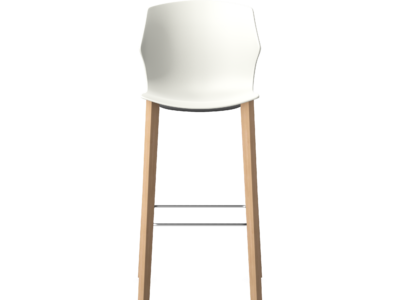 DIFFUSE - Polypropylene Stool Metal Legs