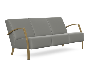 Age 3 Seater - Comfortable 70's Style, Large Seat & Backrest