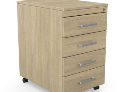 KO-CD Under the desk Lockable Pedestal with Four Drawers