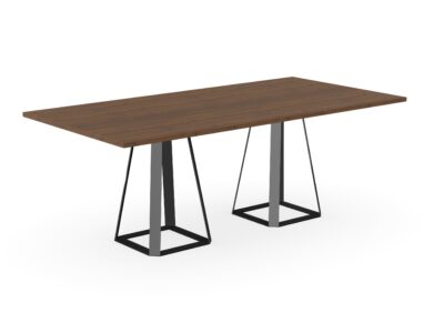 H2 Conference Table with graphic form of the base