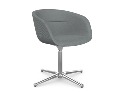 Paxt - Bucket Chair With Cross Type Base, Height Adjustment And Optional Headrest