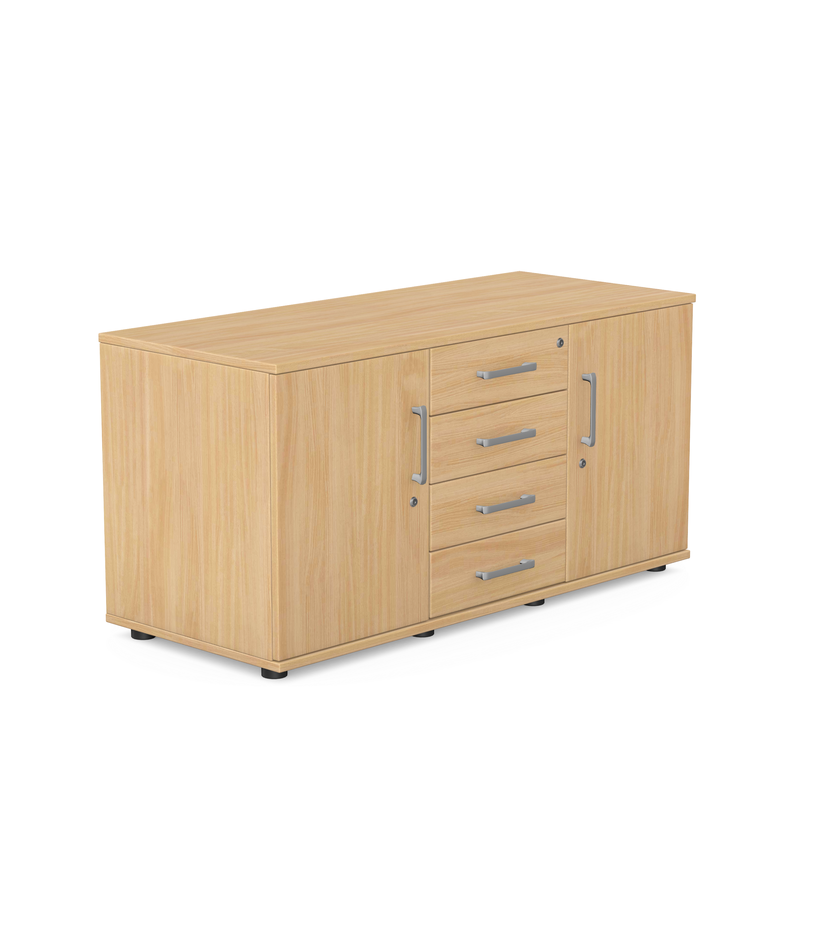 Desk Cabinet A-50, with Four Drawers and a Lock 1 Desk Cabinet A-50, with Four Drawers and a Lock