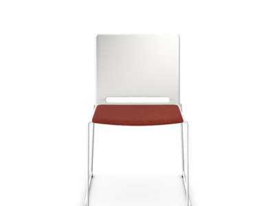 KB-FILO-PT / sledge,  Plastic Chair with Arms and a Table Option