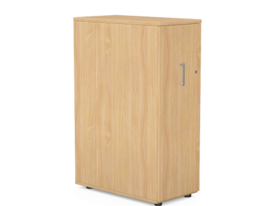 Desk High Cabinets A-53 with three metal drawers and a pencil drawer