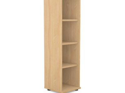 Profi Tall Open Office Cabinet with 4 Shelves RL-1