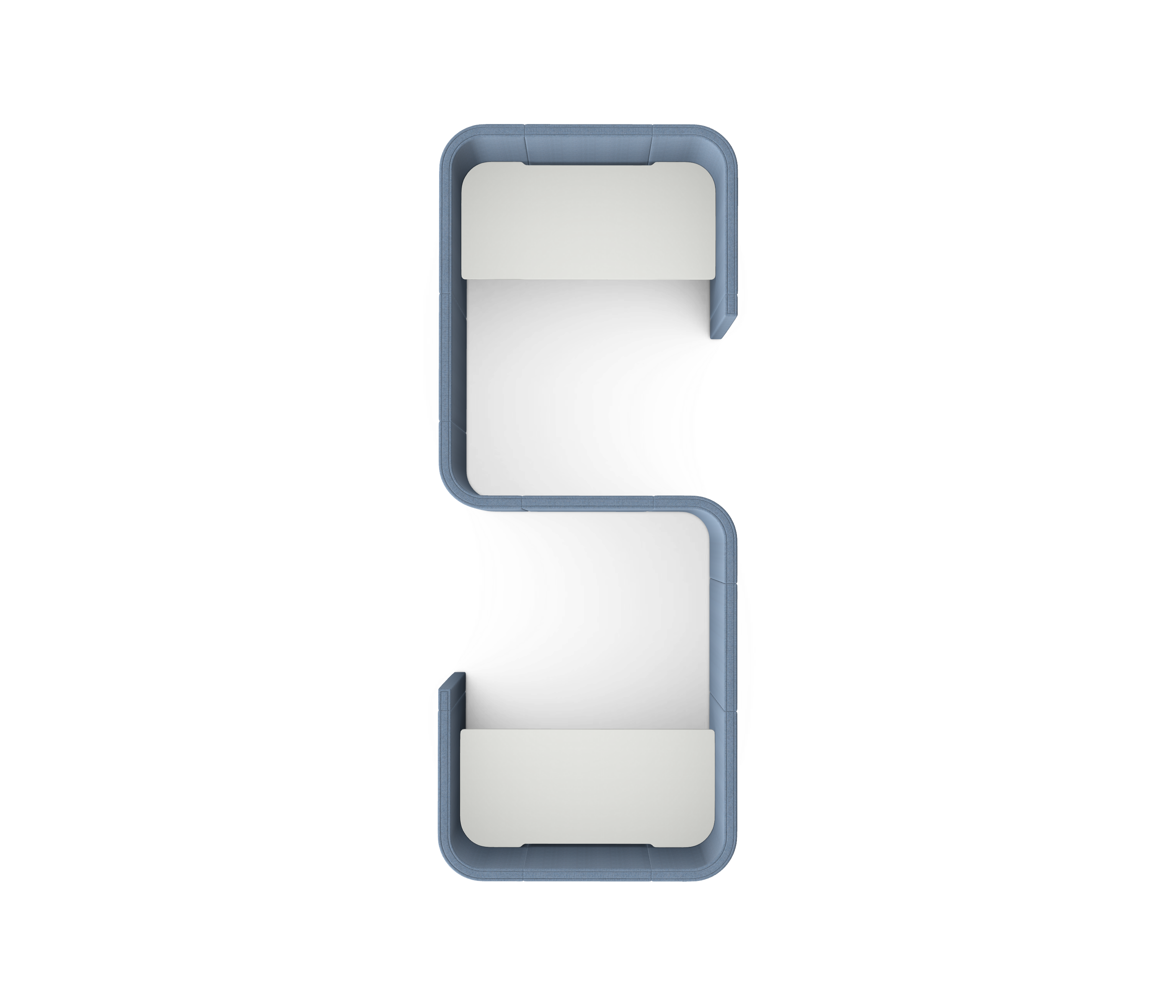 STUDIO WORK - Booth Configuration 2, With Desk Tops 1 STUDIO WORK - Booth Configuration 2, With Desk Tops