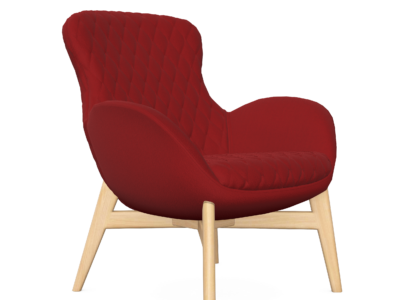 Kate Moodlii - Armchair Mid Backrest, Comfortable, Fashionable and Elegant