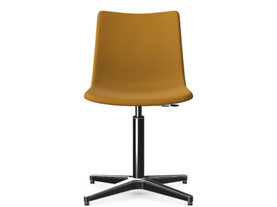 PRIME - Upholstered Chair, 4 Star Chrome Metal Gas Lift Base