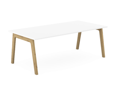 Balwoo Meeting Table 1000 X 2000 cm with Wooden Legs