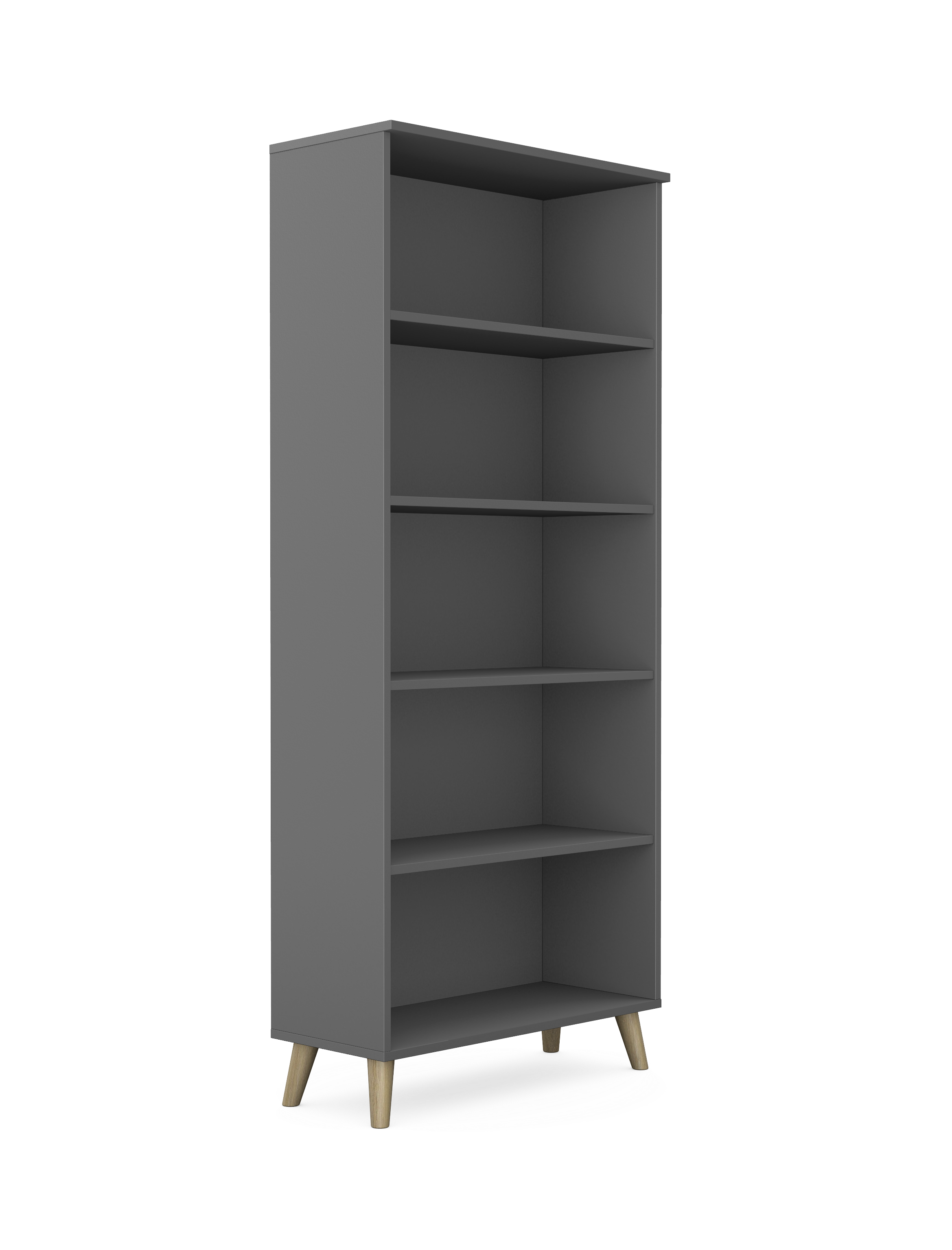 Sove High Bookcase with One Fixed shelf and Three Movable Shelves and Four Legs 1 Sove High Bookcase with One Fixed shelf and Three Movable Shelves and Four Legs