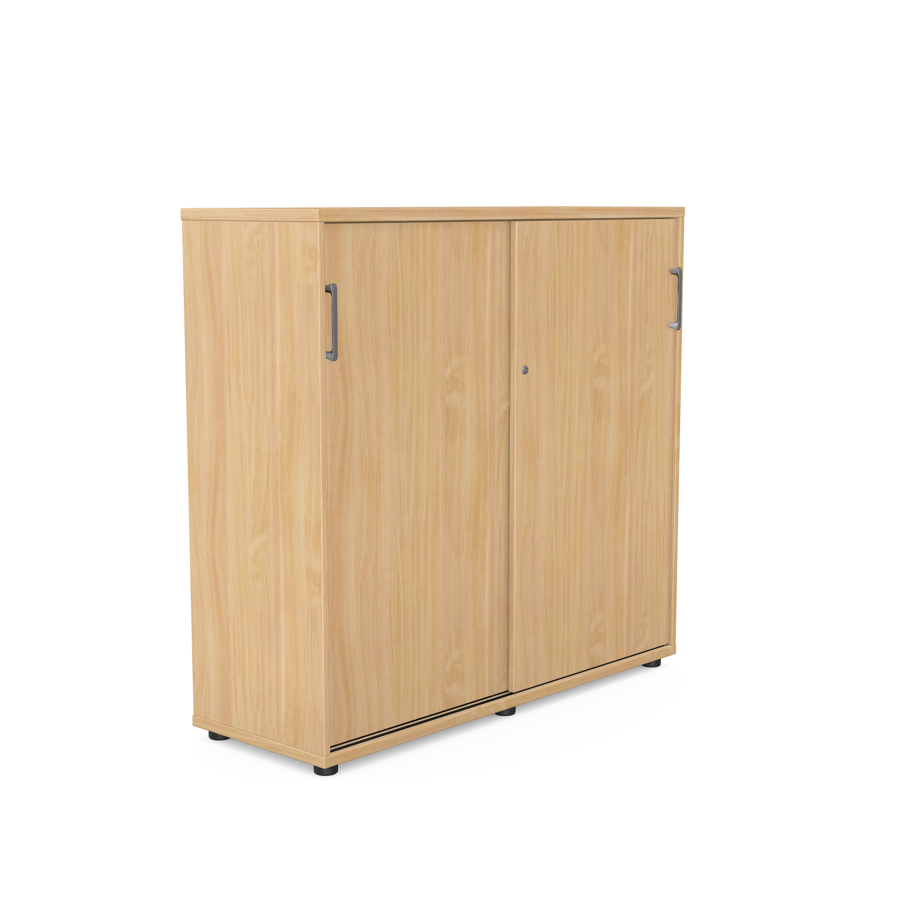 Profi Closed Office Cabinet with Sliding Doors 1 Profi Closed Office Cabinet with Sliding Doors