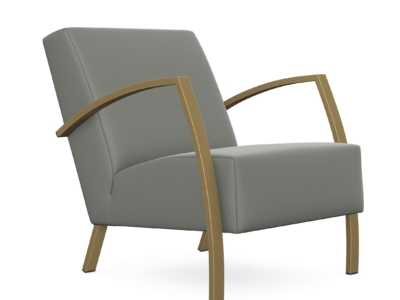 Age Armchair With Metal Frame