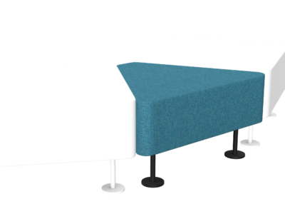 Wall In Modular Seating System-30 Degree Connector Table - Model C2