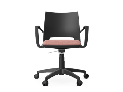 SENSOR - Chair with Arms, 5 Star Polypropylene Base with Castors