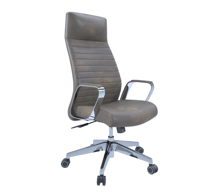 DAWN High Back Leather Executive Office Chair, Brown or Black PU 2 Dawn Executive Chair
