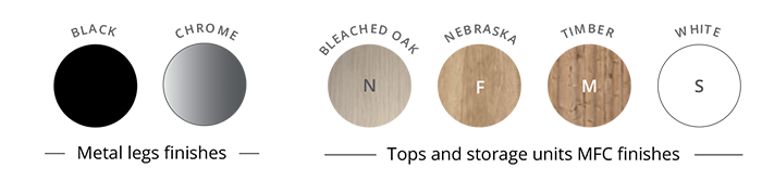 Prestige Executive Desk colour options