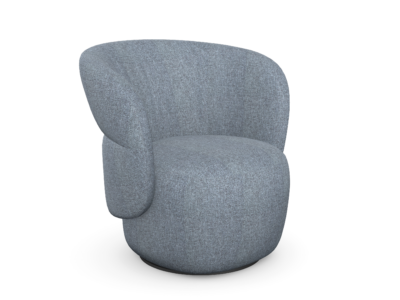 Kori Armchair Full-Covered Backrest with Swivel base