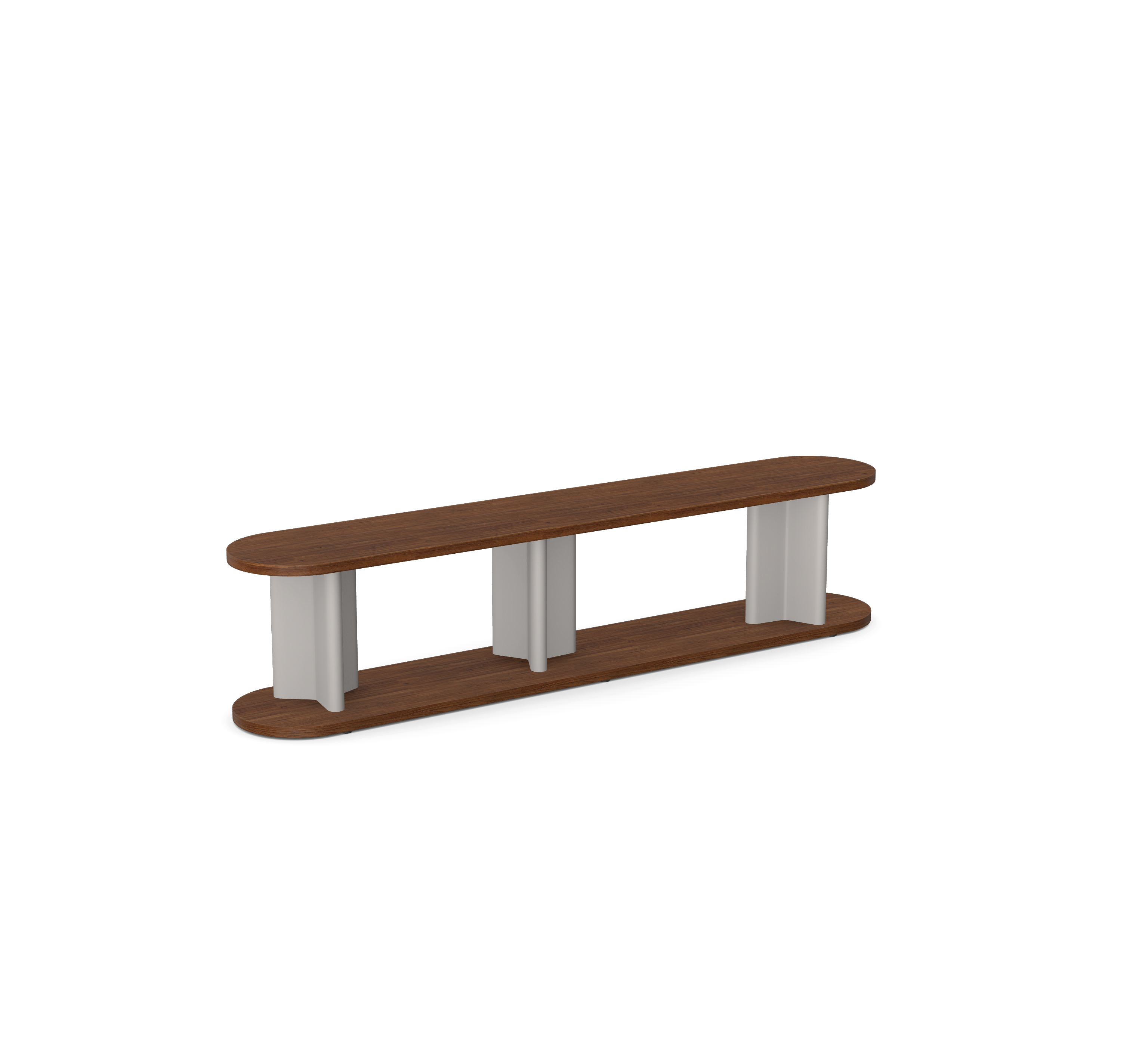 Cactus Bookcase with Oval Corners and One shelf 180/1 1 Cactus Bookcase with Oval Corners and One shelf 180/1