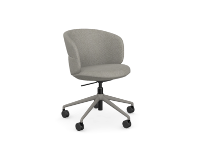 Ekori Chair Featuring Swivel Base with Height Adjustment and Castor Wheels