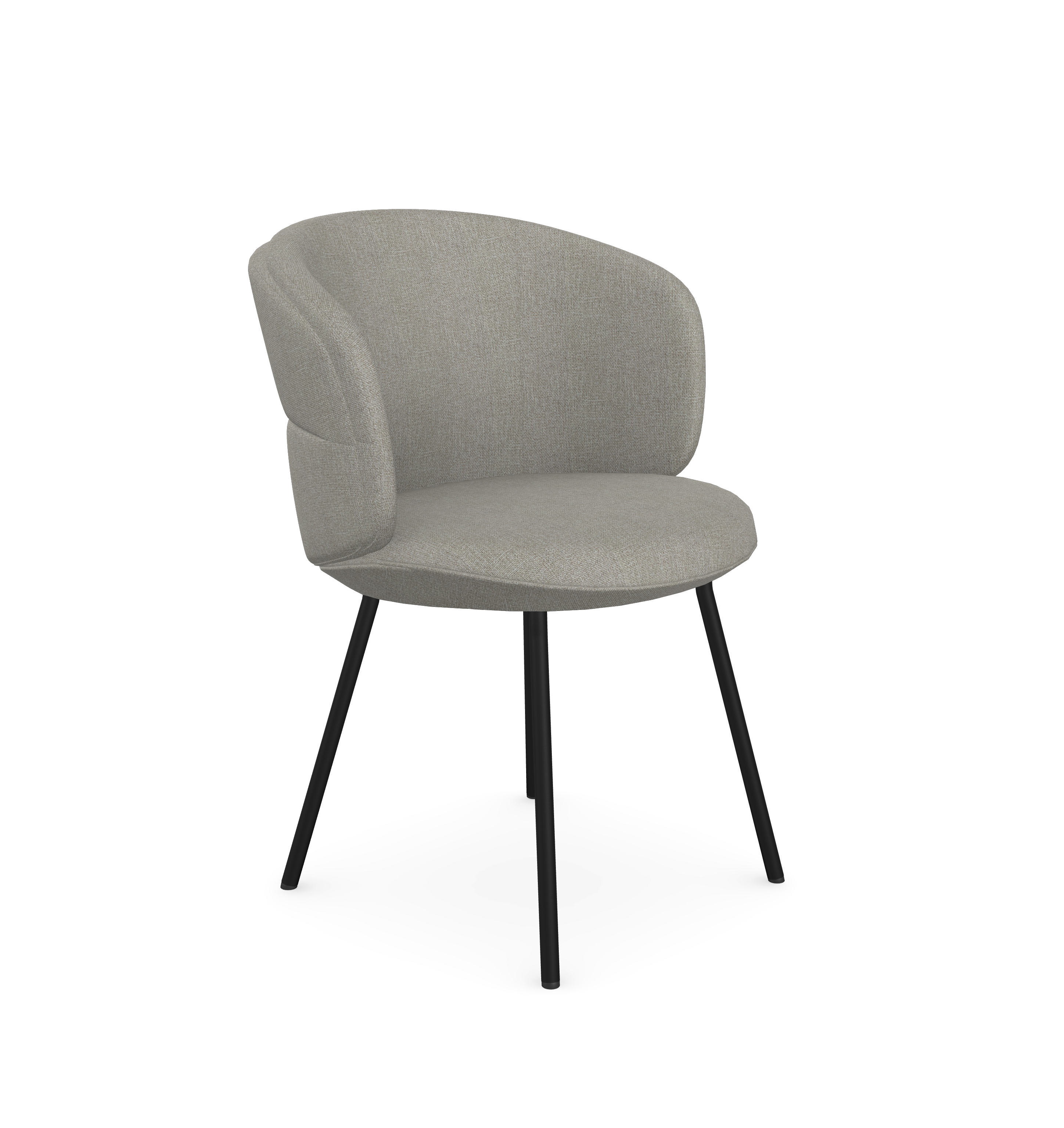 Ekori Lounge Chair - Tubular Legs 1 Ekori Lounge Chair - Tubular Legs