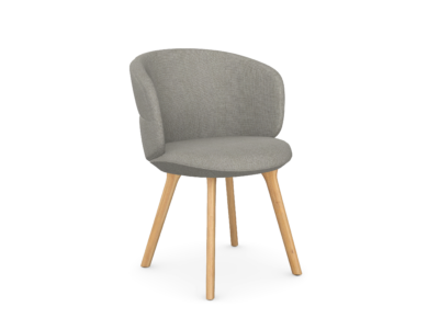 Ekori Lounge Chair - Wooden Legs