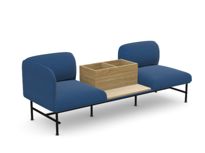 Nebula NB-320 Elegant 2 Seater with a Table in the Middle