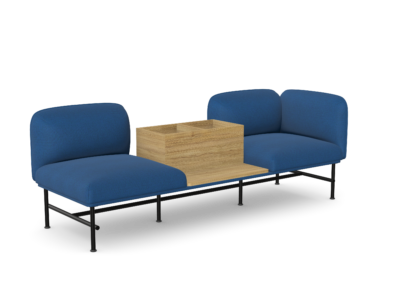 Nebula NB-331-L-T2 Elegant 2 Seater with a Table in the Middle