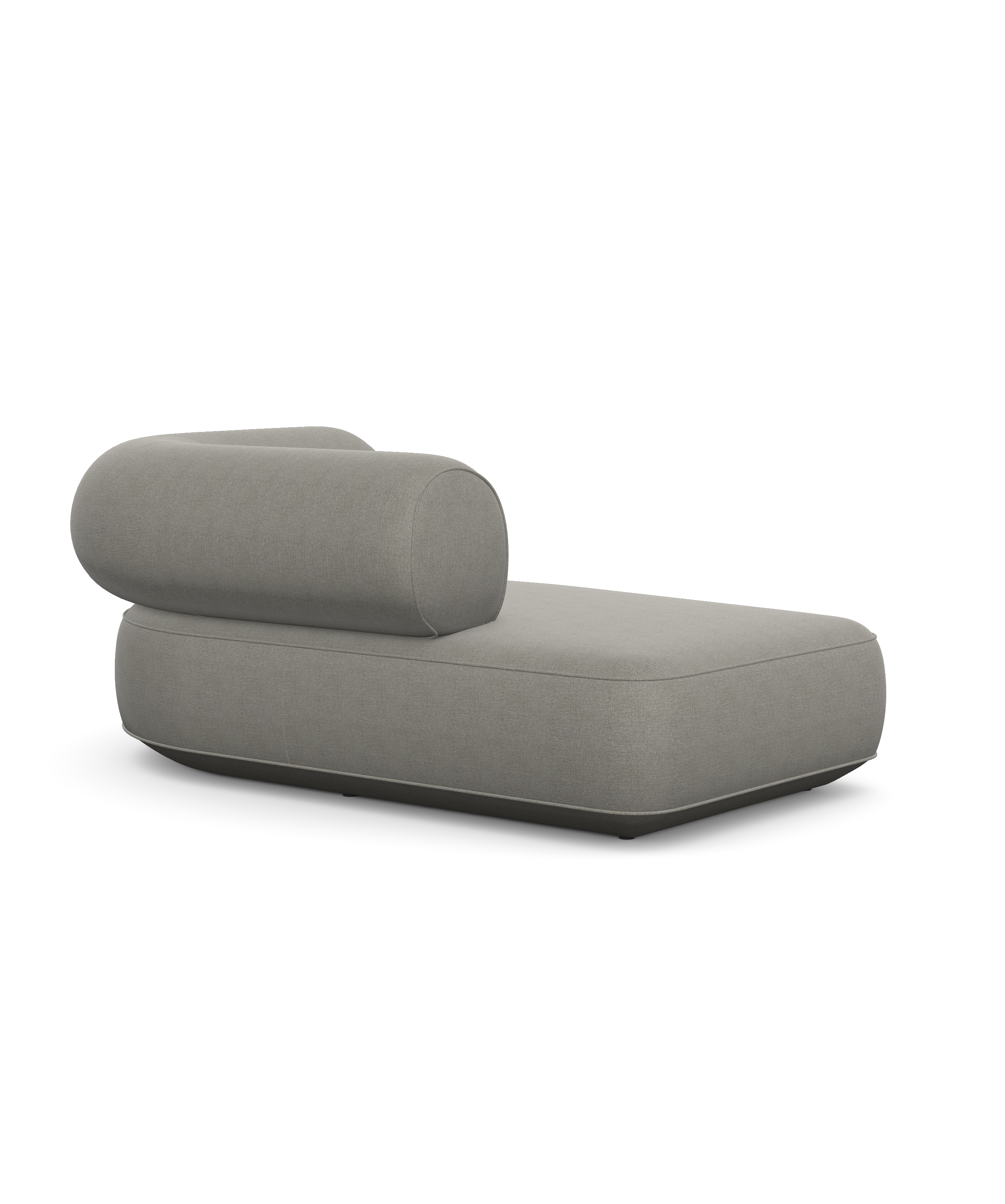 Daaz Modular Ottoman with Armrest - Left 1 Daaz Modular Ottoman with Armrest - Left