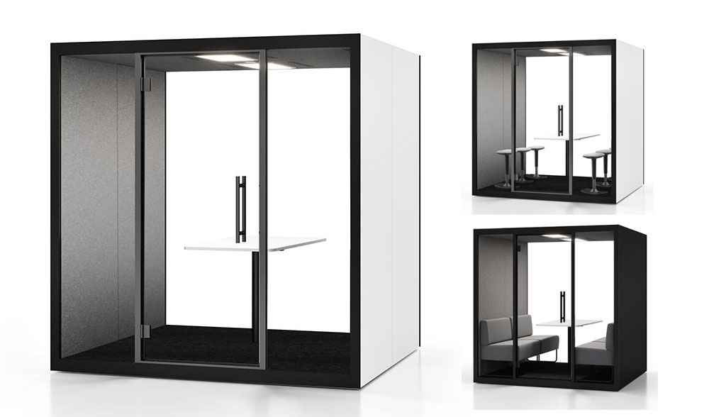 CHATBOX Acoustic Cabin CB2 (up to 4 People) 2 CHATBOX acoustic pods