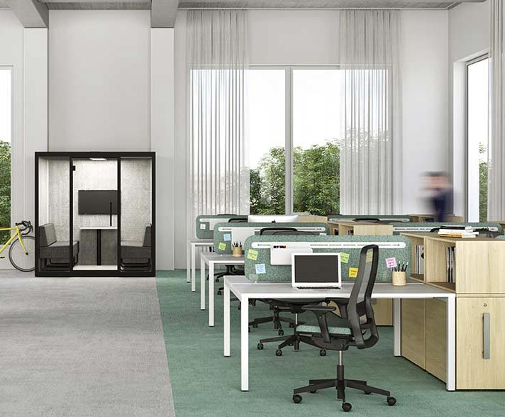 CHATBOX Acoustic Cabin CB2 (up to 4 People) 3 CHATBOX acoustic pods