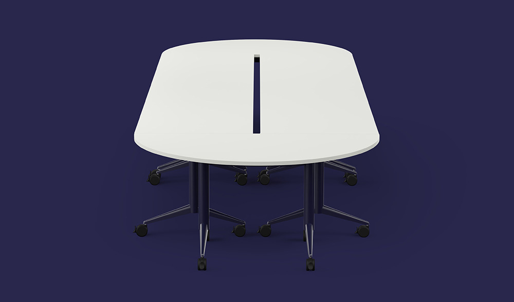 PURE Flip-top Tables, Modular and Ergonomic, with Folded Tops 2 eol-flip-flop-tables training and meeting rooms