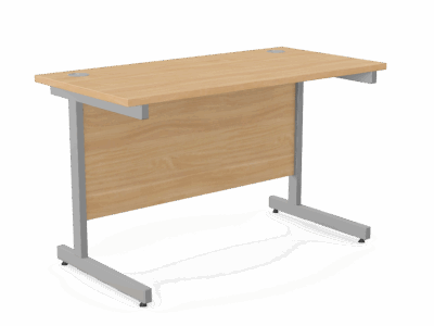 Ashford Metal Leg Straight Desk 600